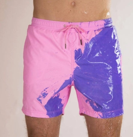 Men's Color Changing Swim Trunks