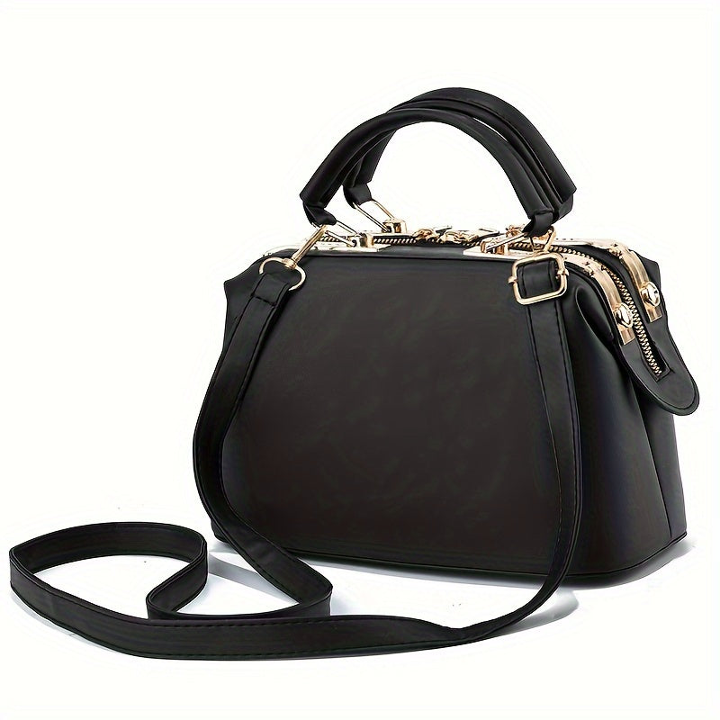 Elegant Floral Embroidered Handbag