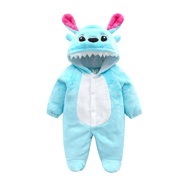 Baby One Piece Hooded Animal Suit