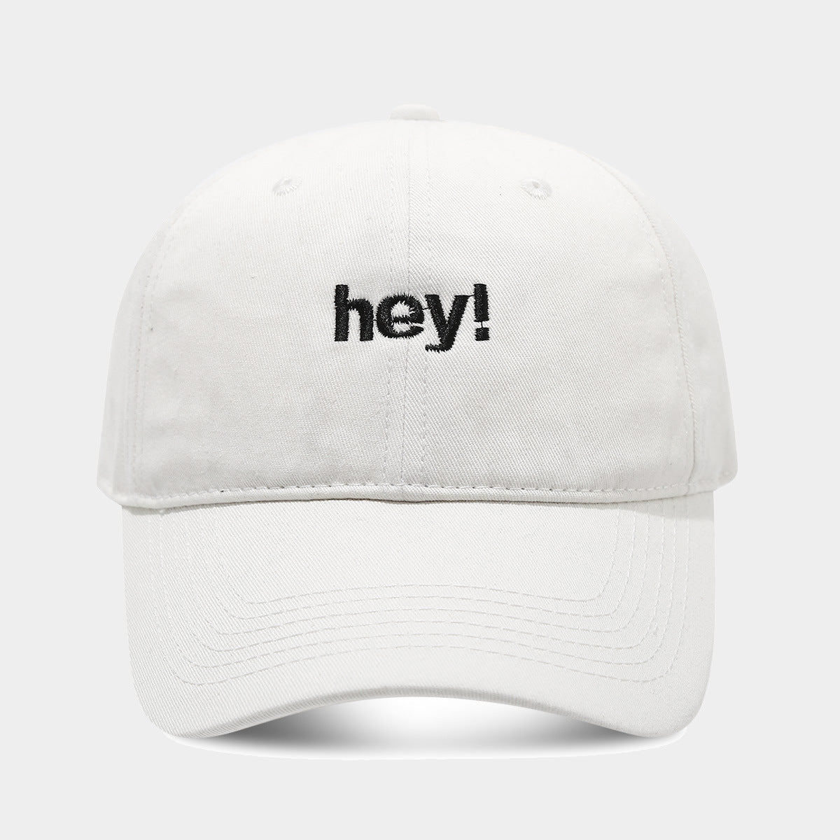 Hey Embroidered Baseball Cap