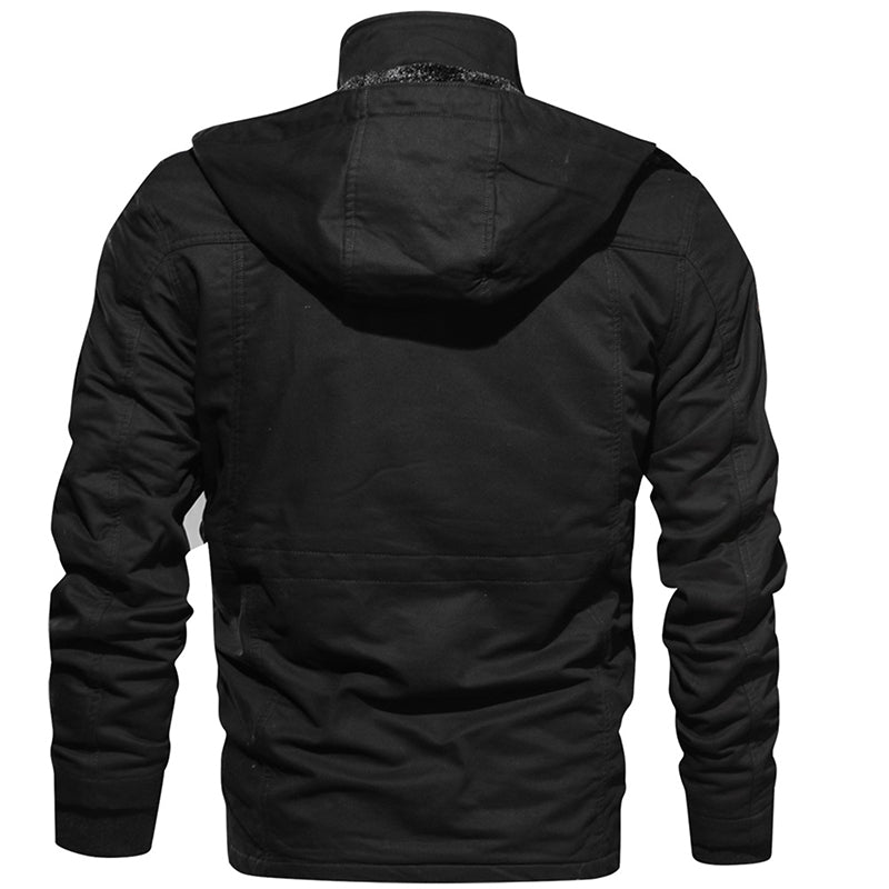 Men's Hooded Thermal Military Jacket