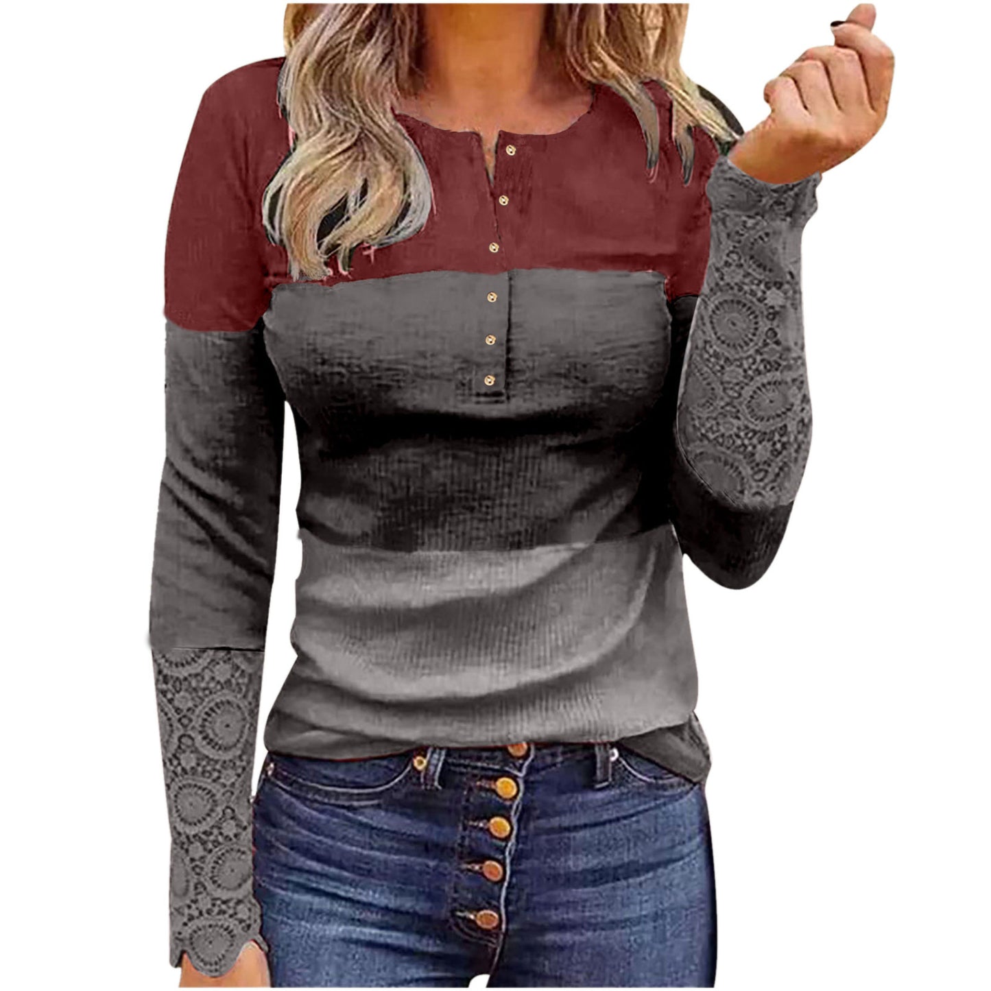 Long Sleeved Slim Fit Pullover Top