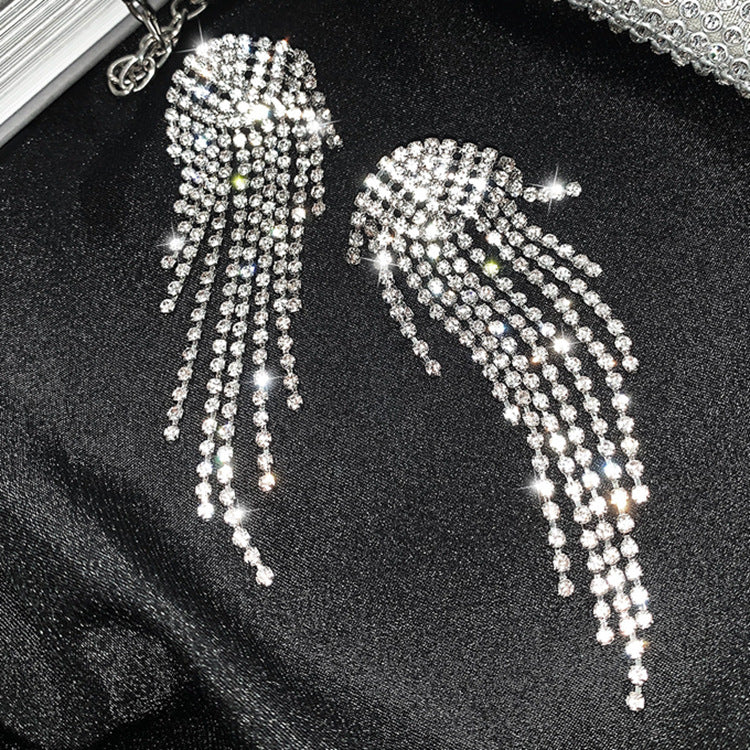 Personality Tassel and Stud Earrings