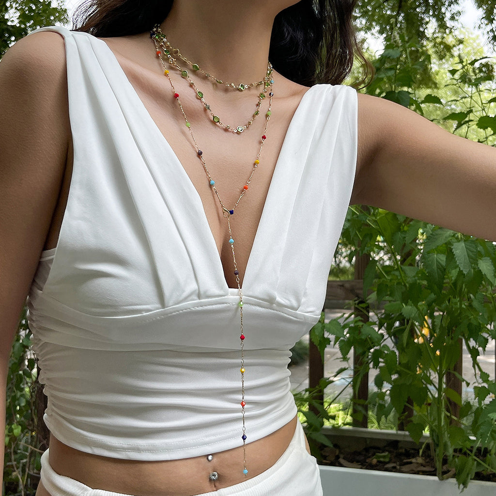 Delicate Y-shaped Chain Necklace
