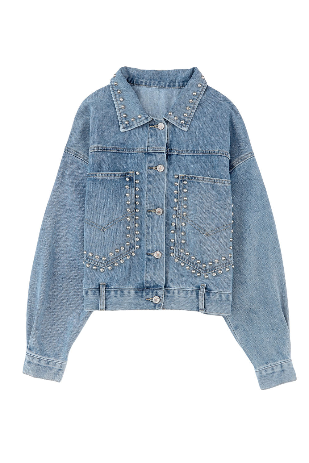 Rivet Studded Denim Jacket