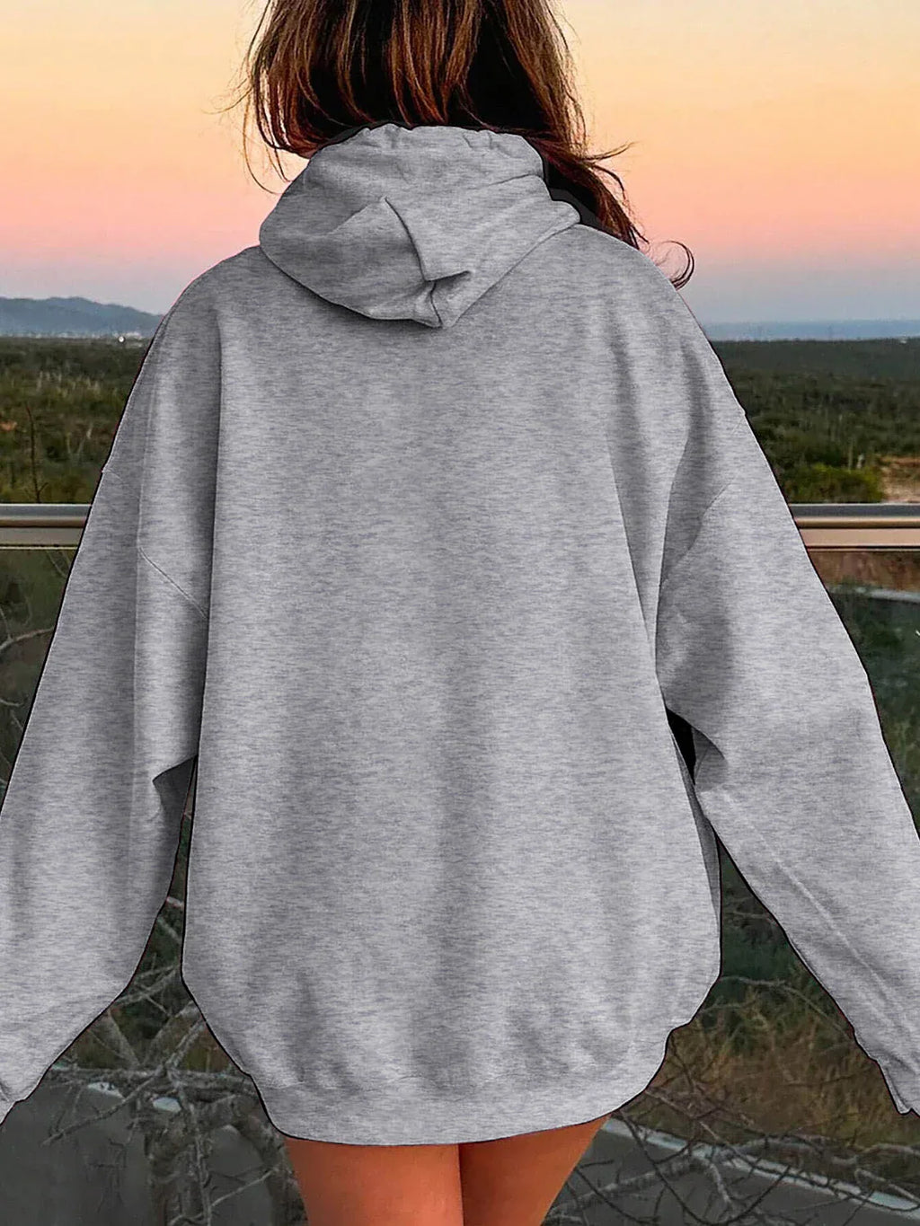 Plain Dropped Shoulder Hoodie Trendsi Drawstring Dropped Shoulder Hoodie