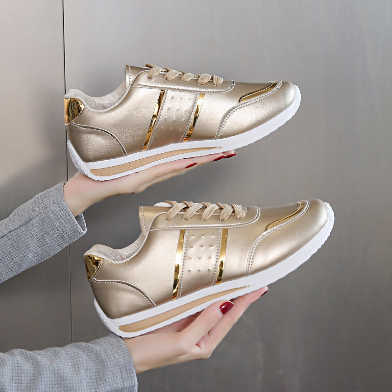 Gold Sneakers