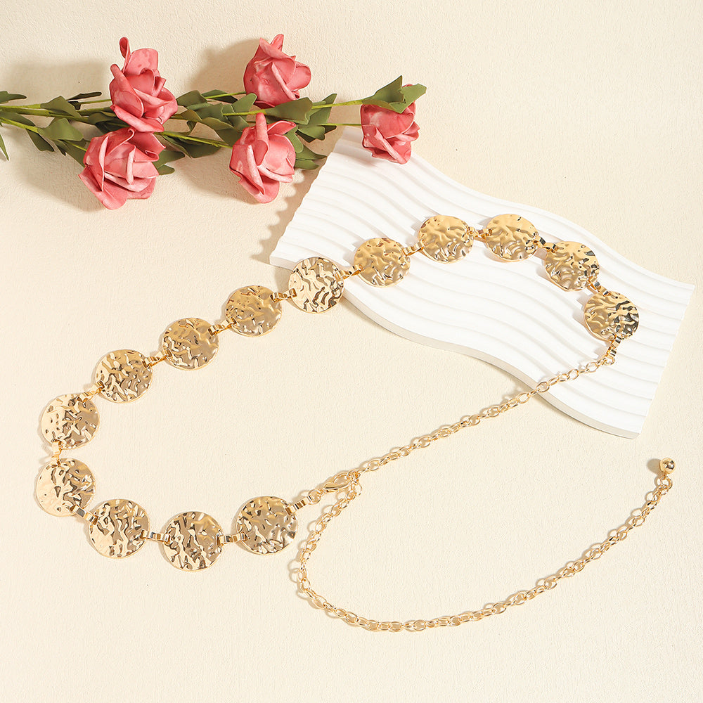 Metal Waist Coin Chain Belt Accessories