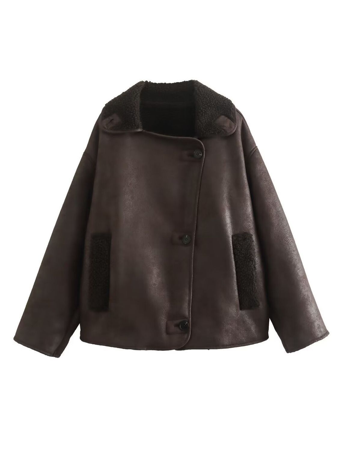Fleece Collared & Lined Jacket