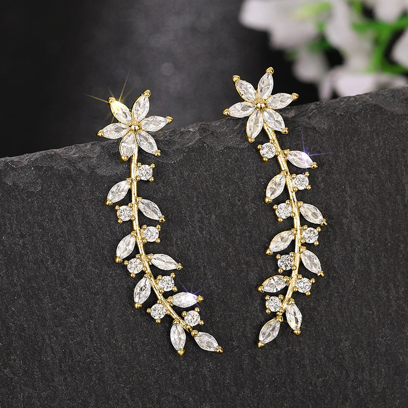 Internet Celebrity Rhinestone Earrings