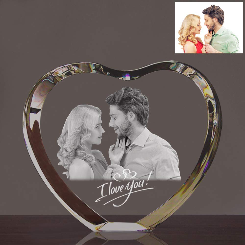 Custom Acrylic Carved Heart Plaque