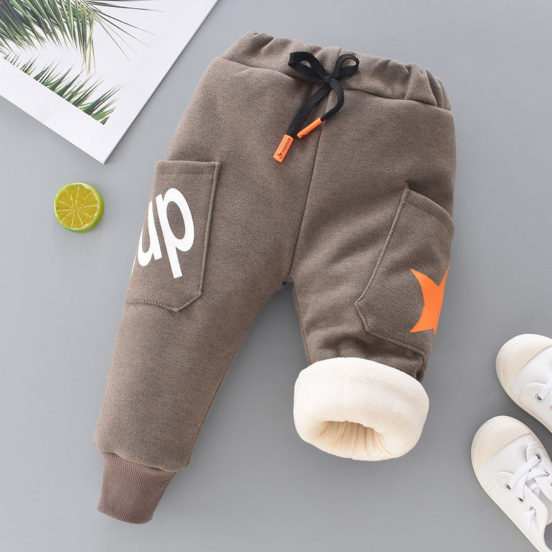 Fleece Baby Warm Snow Pants