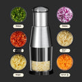 Garlic Crusher- Onion Chopper Manual Kitchen Gadget Black CJ Dropshipping Garlic Chopper