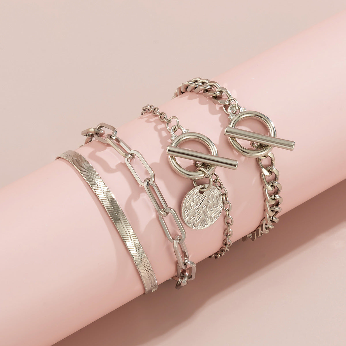 Metal Bracelet Set