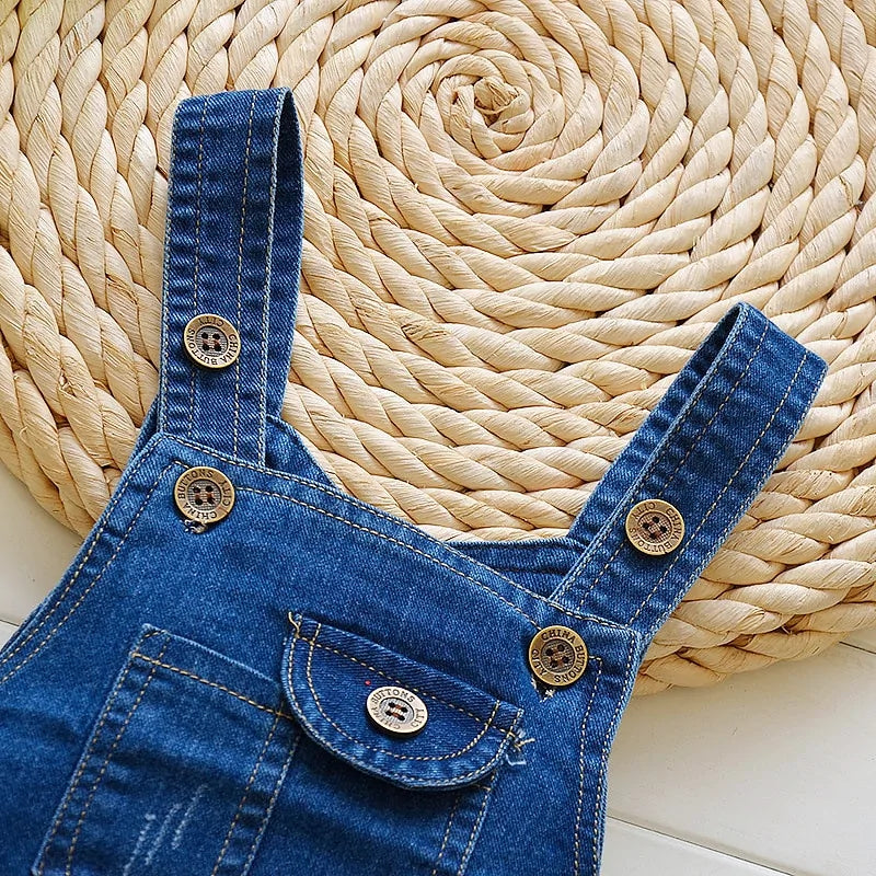 Toddler Boys' Denim Overalls