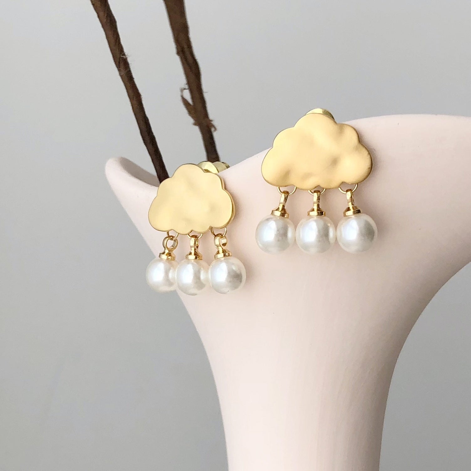 Personality Tassel and Stud Earrings