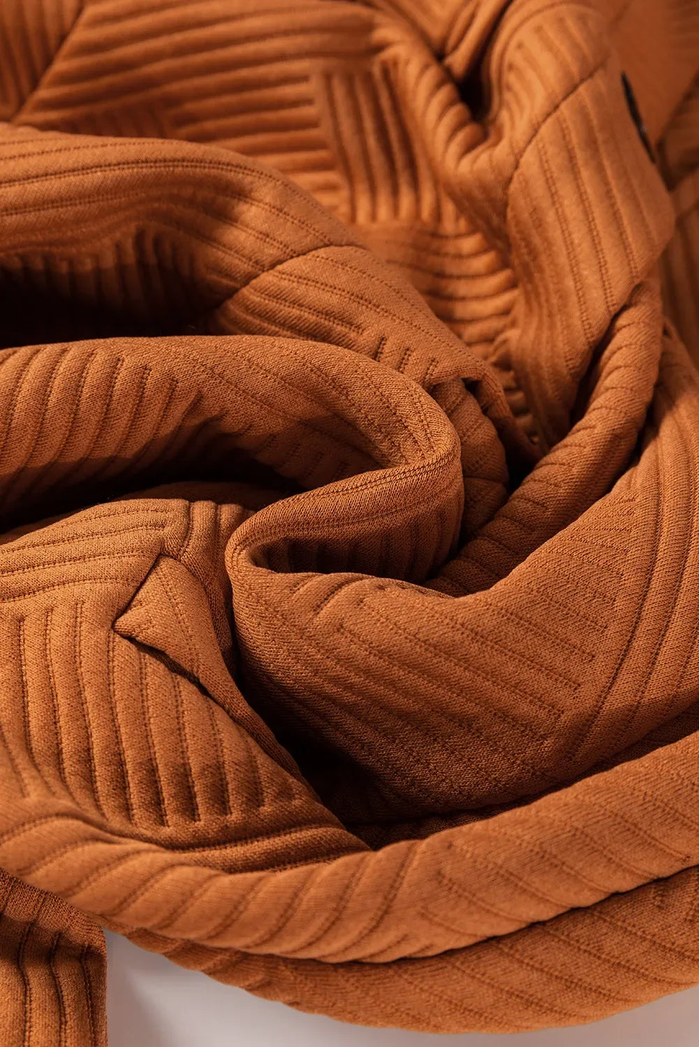 Textured Button Down Collared Neck Coat Bazaare Mart Textured Button Down Collared Neck Coat