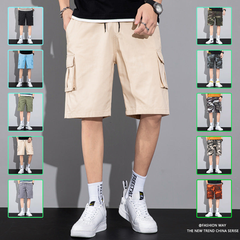 Men's Multi Pocket Cargo Shorts