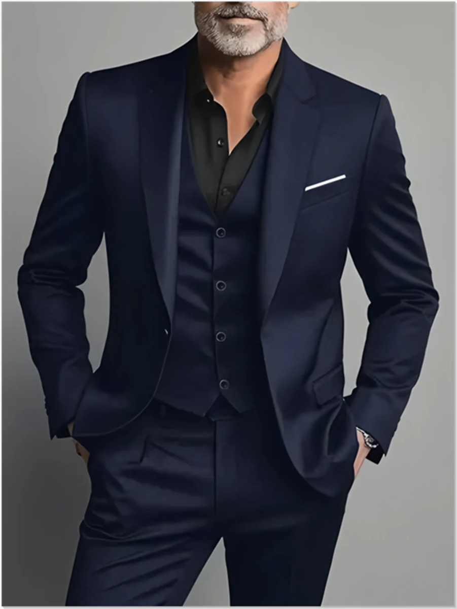 Elegant Men's Slim 3pc. Suit Sets - Bazaare Mart