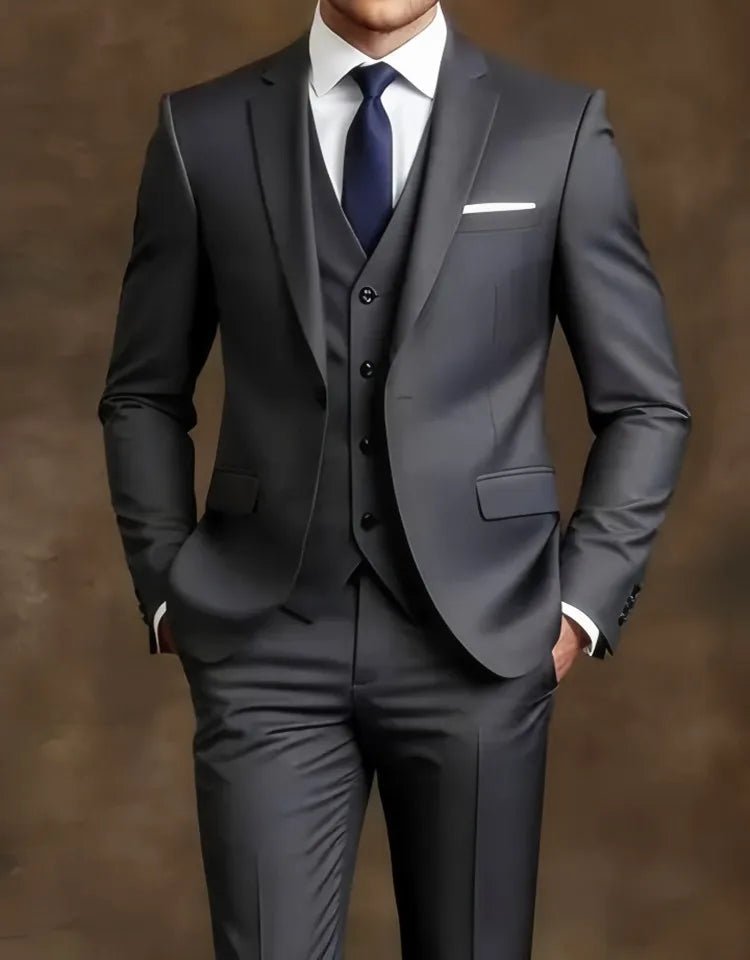 Elegant Men's Slim 3pc. Suit Sets - Bazaare Mart