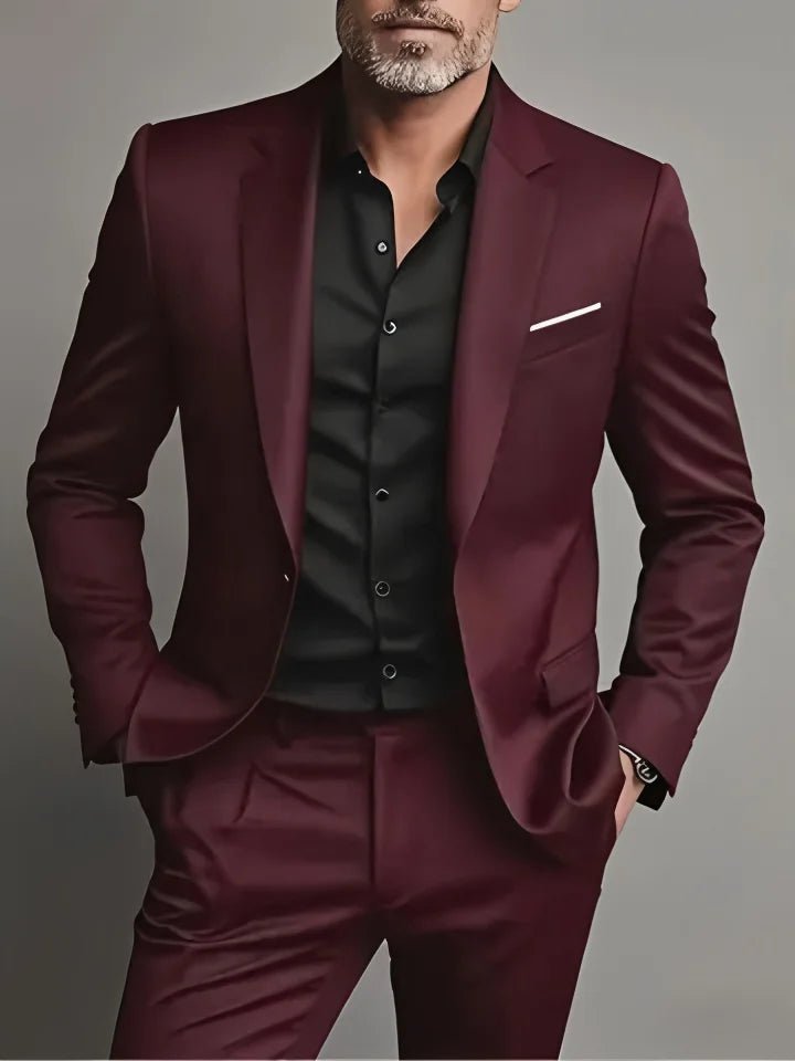 Elegant Men's Slim 3pc. Suit Sets - Bazaare Mart