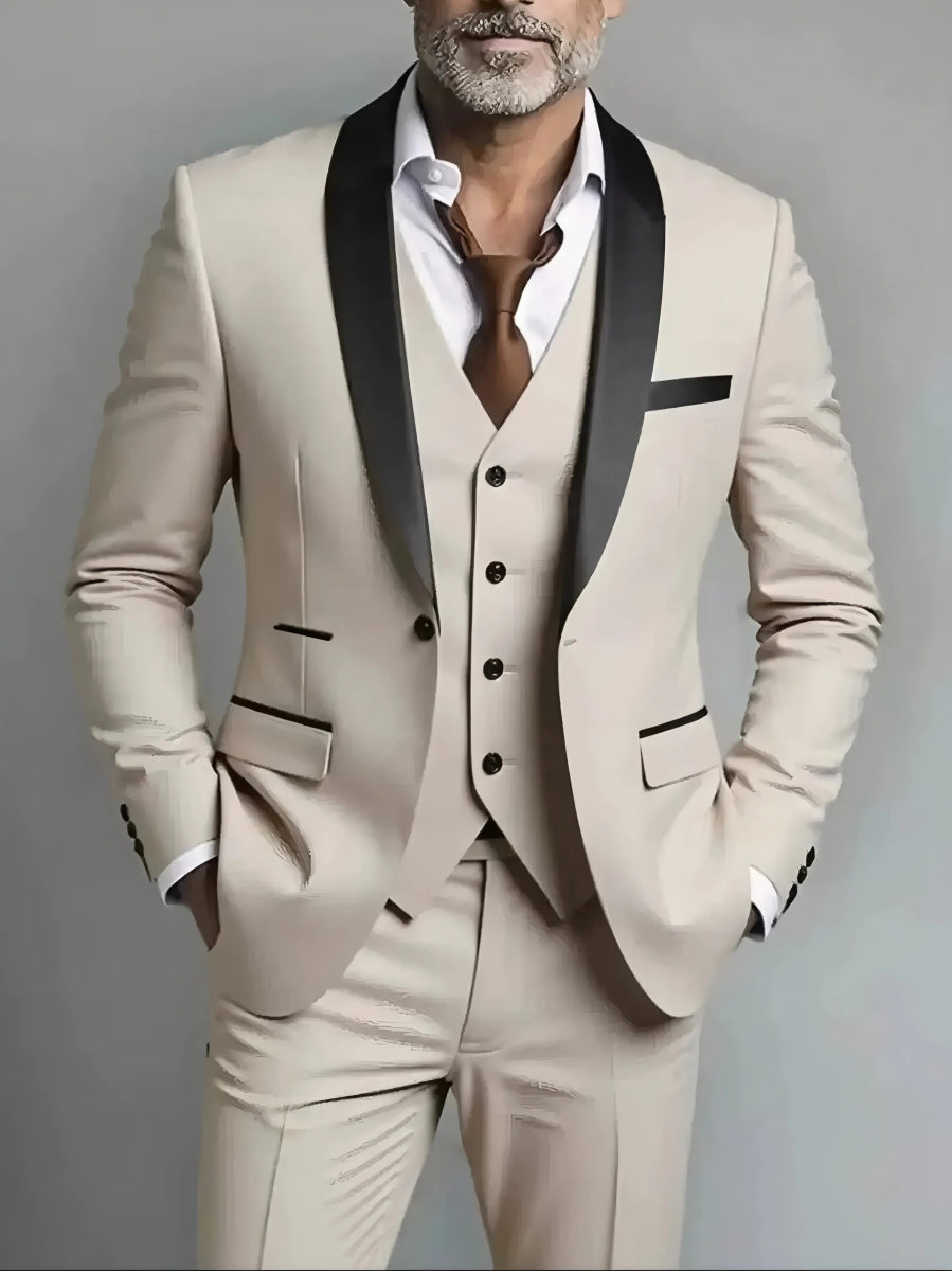 Elegant Men's Slim 3pc. Suit Sets - Bazaare Mart