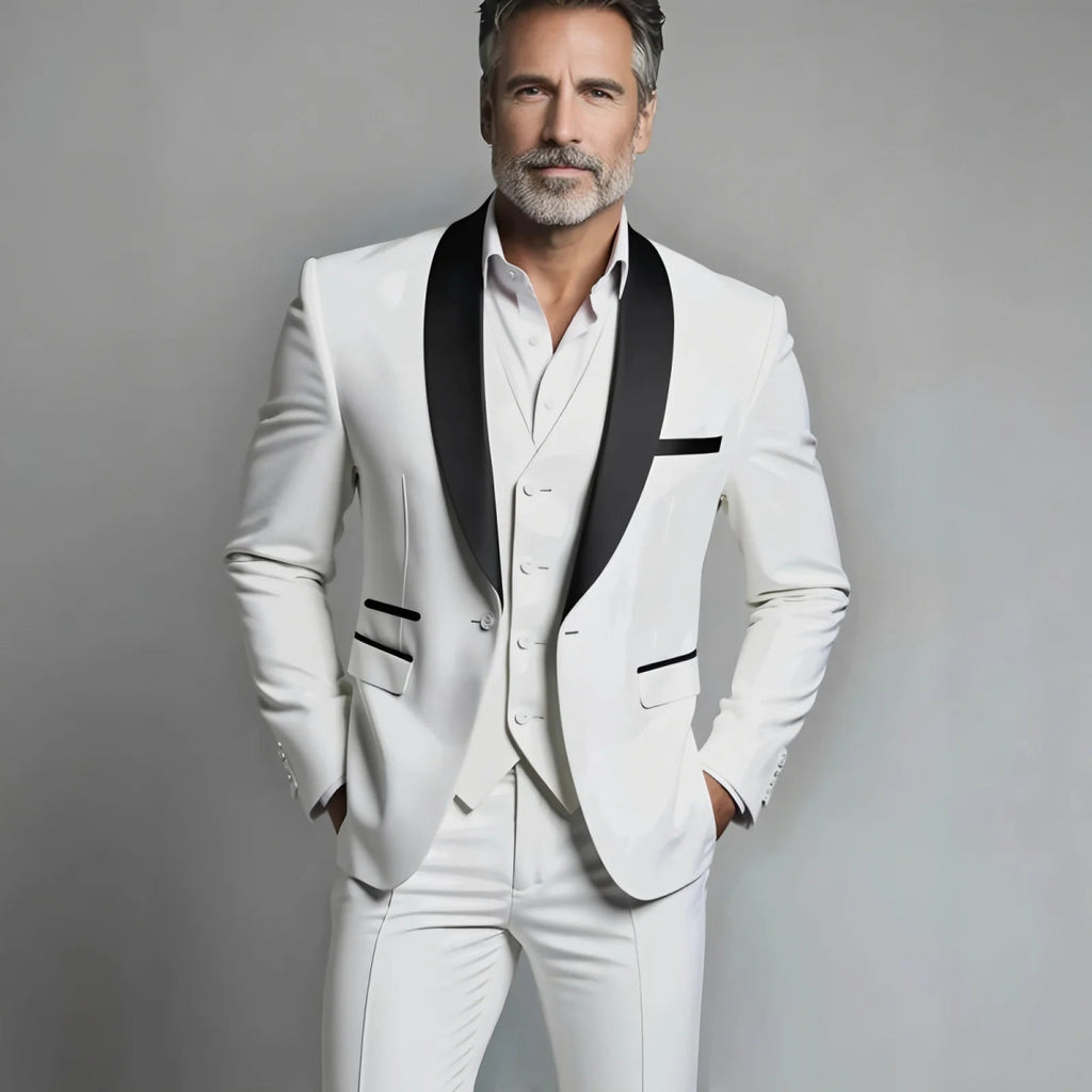 Elegant Men's Slim 3pc. Suit Sets - Bazaare Mart