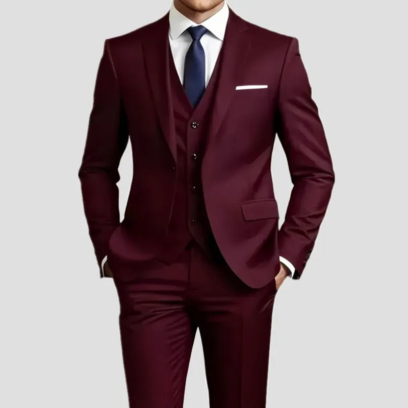 Elegant Men's Slim 3pc. Suit Sets - Bazaare Mart