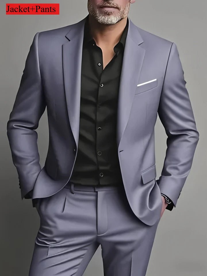 Elegant Men's Slim 3pc. Suit Sets - Bazaare Mart