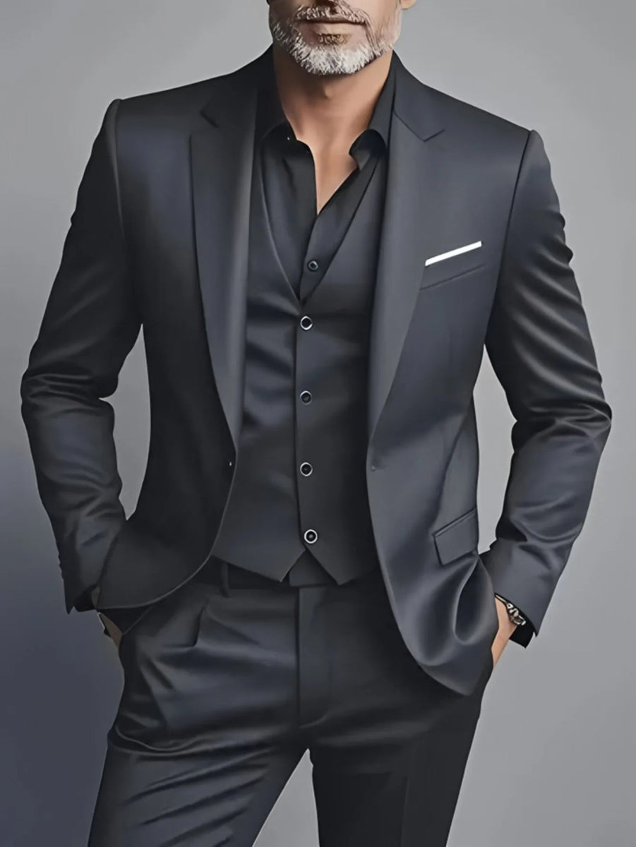 Elegant Men's Slim 3pc. Suit Sets - Bazaare Mart