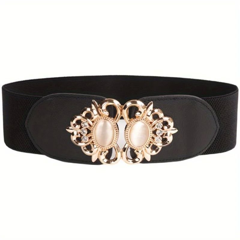 Elegant Retro Metal Buckle Belts - Bazaare Mart