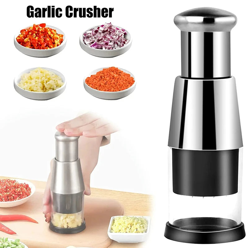 Garlic Crusher- Onion Chopper Manual Kitchen Gadget CJ Dropshipping Garlic Chopper
