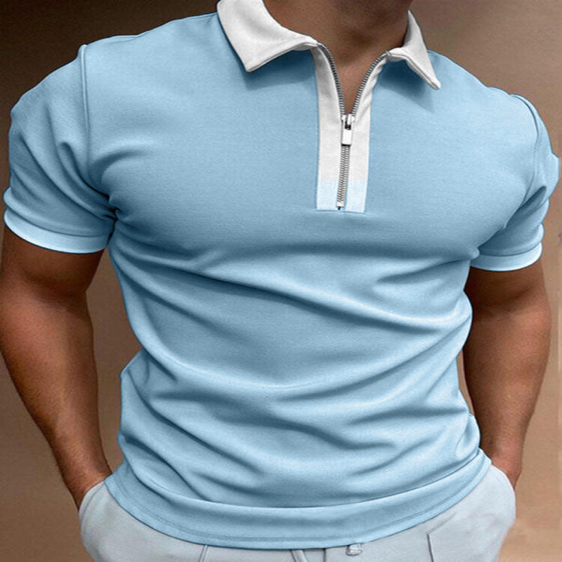 Men's Zip Polo Shirt