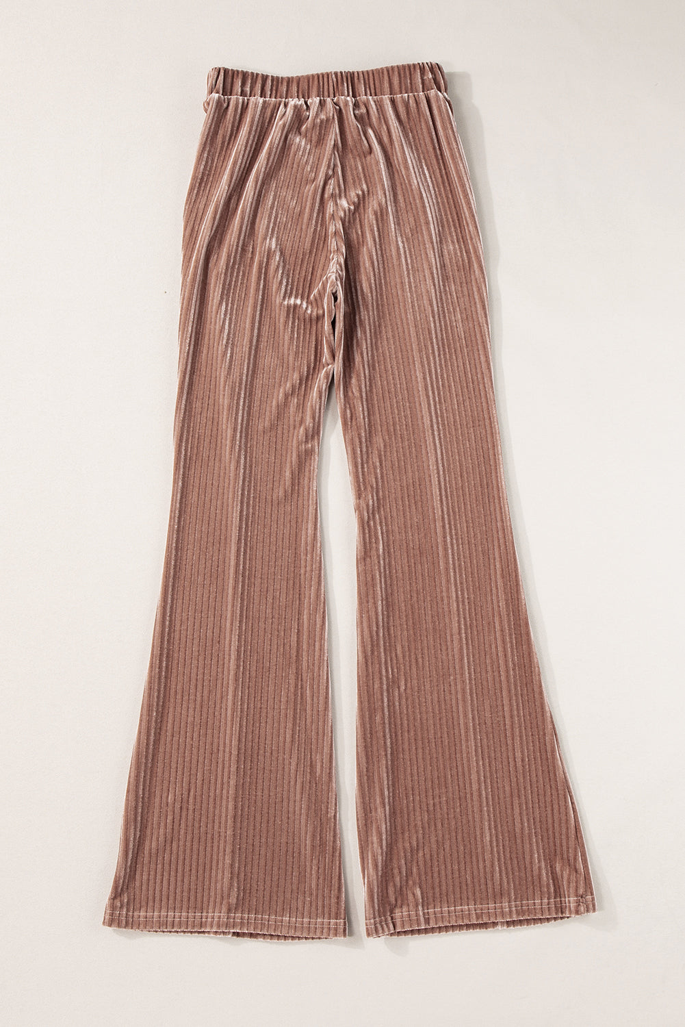 Black High Waist Flare Corduroy Pants