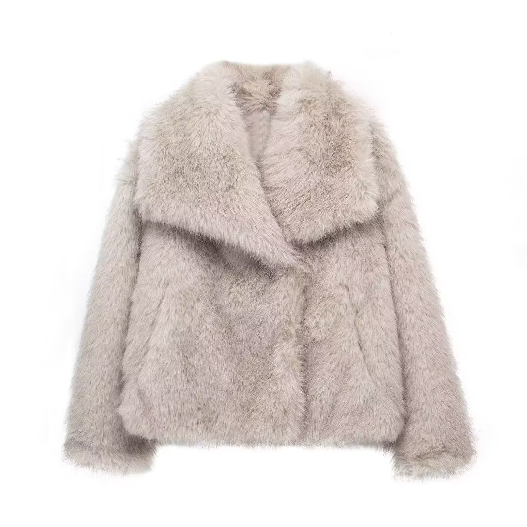 Winter Faux Fur Coat