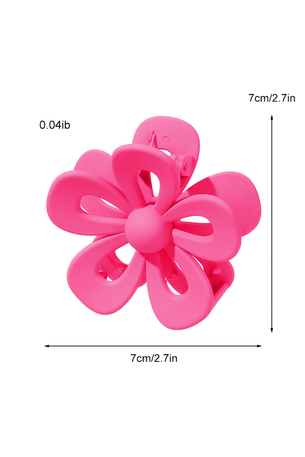 Sweet Hollowed Flower Shape Claw Clip