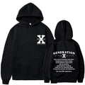 Funny Gen X Hoodie Black Bazaare Mart Gen X Hoodie