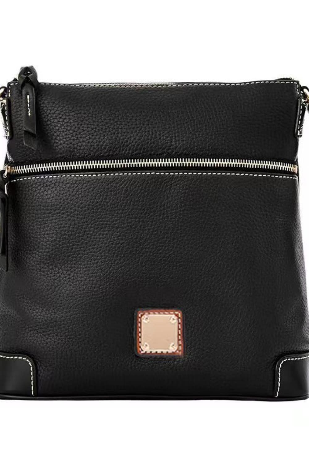 Black PU Leather Crossbody Bag