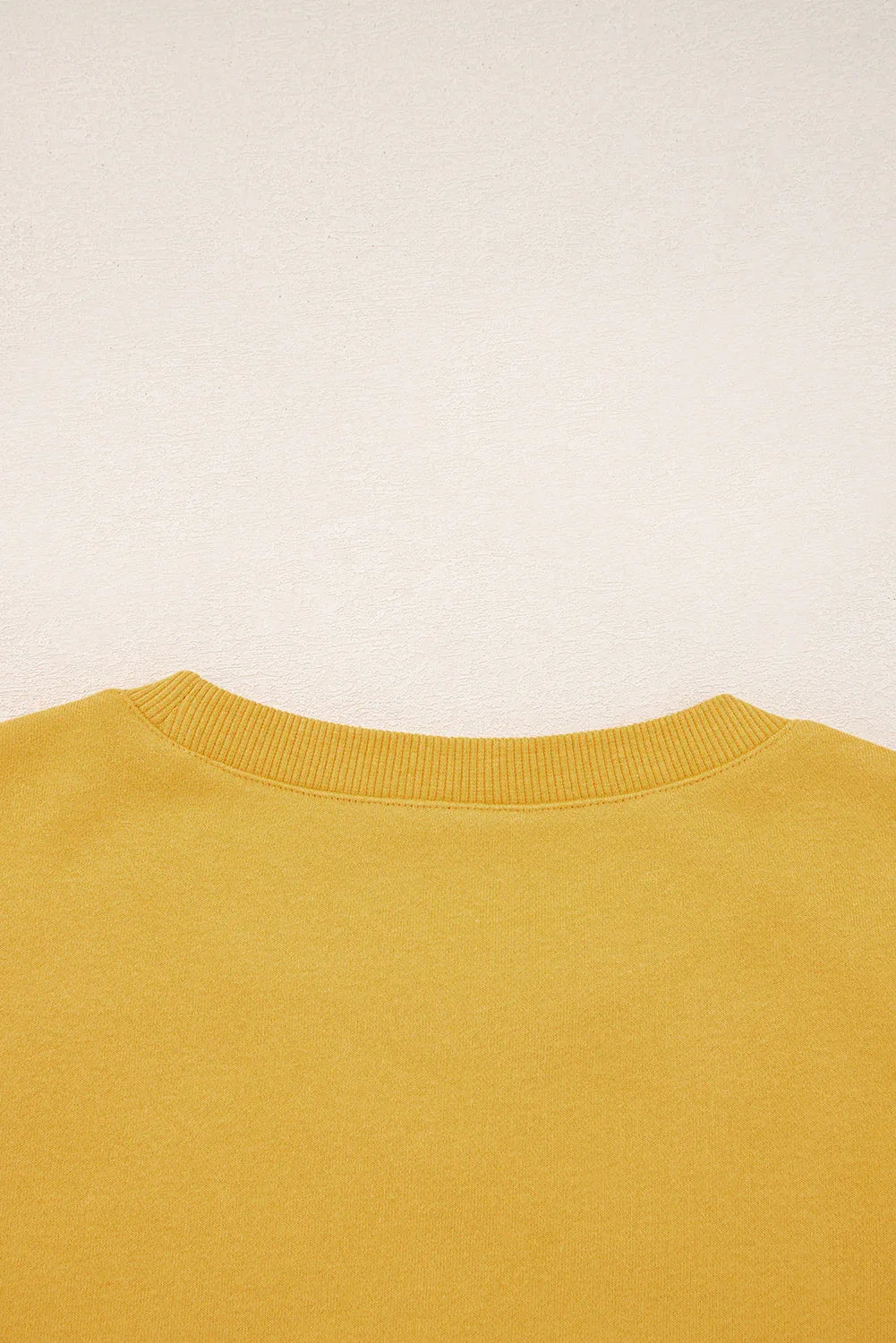 Citrus Pleated Balloon Sleeve Pullover Solid Sweatshirt Bazaare Mart Tops/Sweatshirts & Hoodies