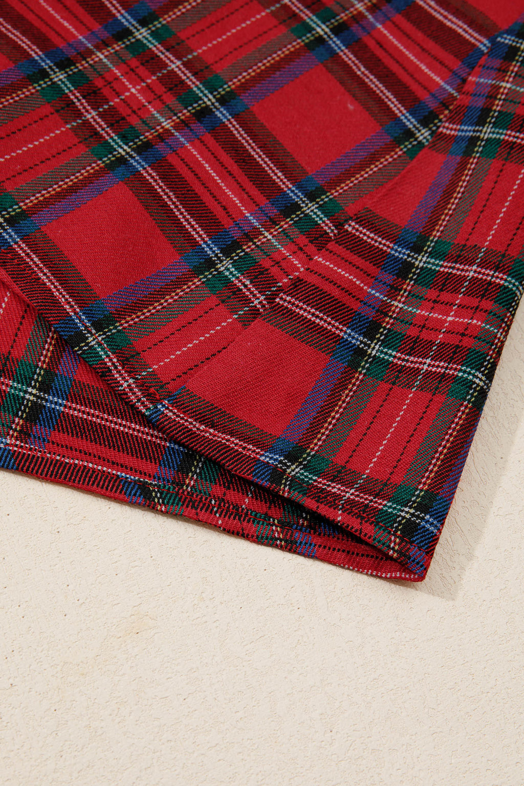 Tartan Plaid Square Neck Puff Sleeve Flared Midi Dress Bazaarre Mart Dresses/Maxi Dresses