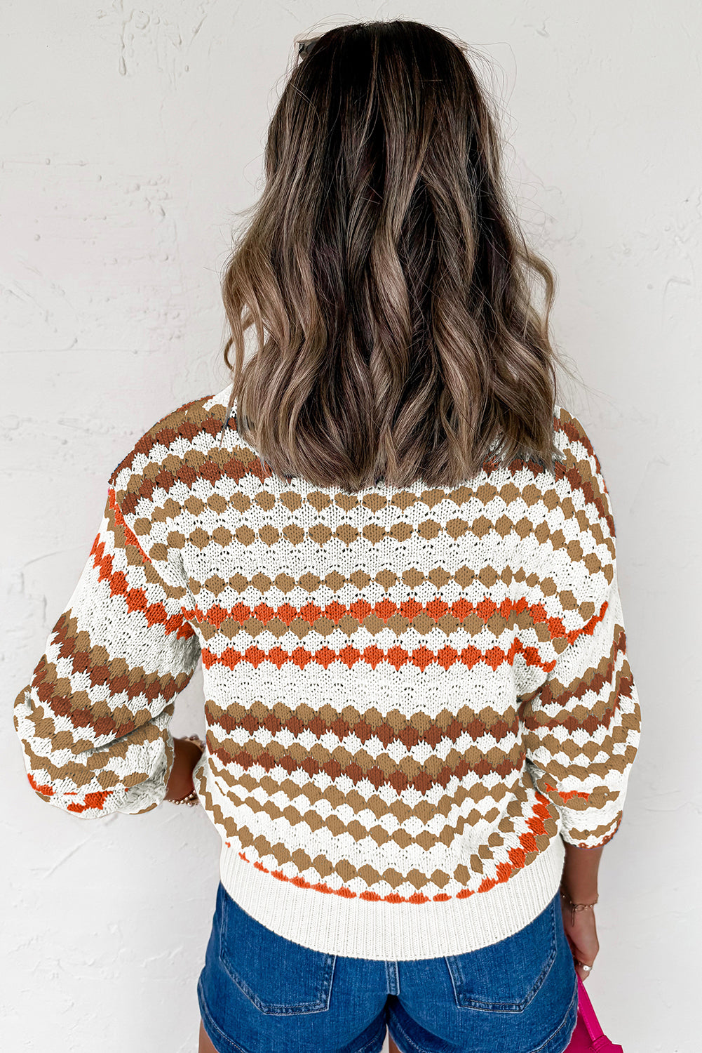 Striped Drop Shoulder Sweater