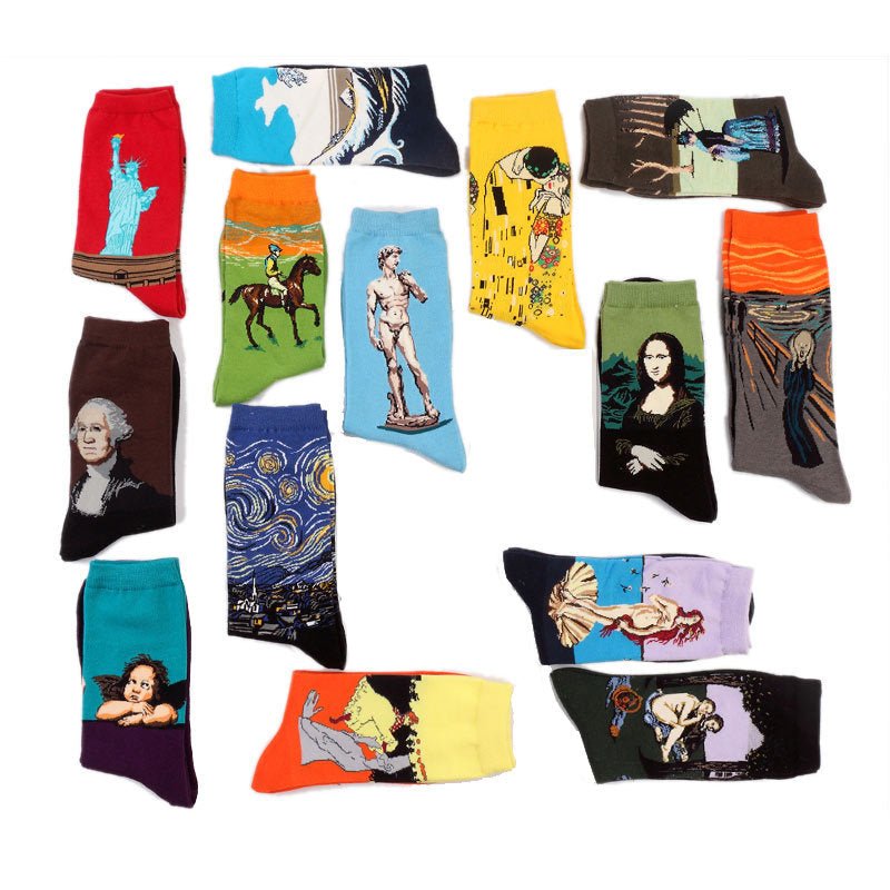 Famous Paintings Socks - Bazaare Mart