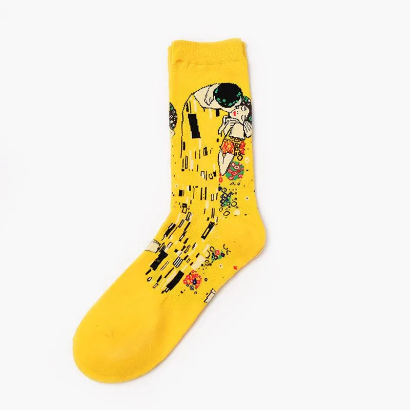 Famous Paintings Socks D Bazaare Mart Art Socks