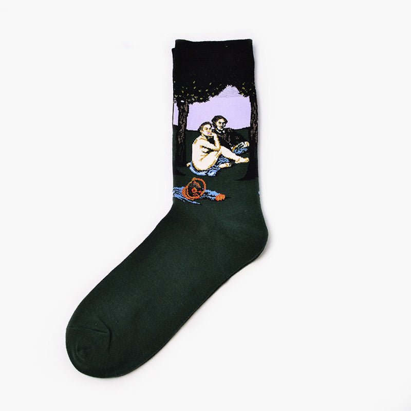 Famous Paintings Socks - Bazaare Mart