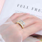 Adored Moissanite 925 Sterling Silver Ring Gold Bazaare Mart Adored Moissanite 925 Sterling Silver Ring