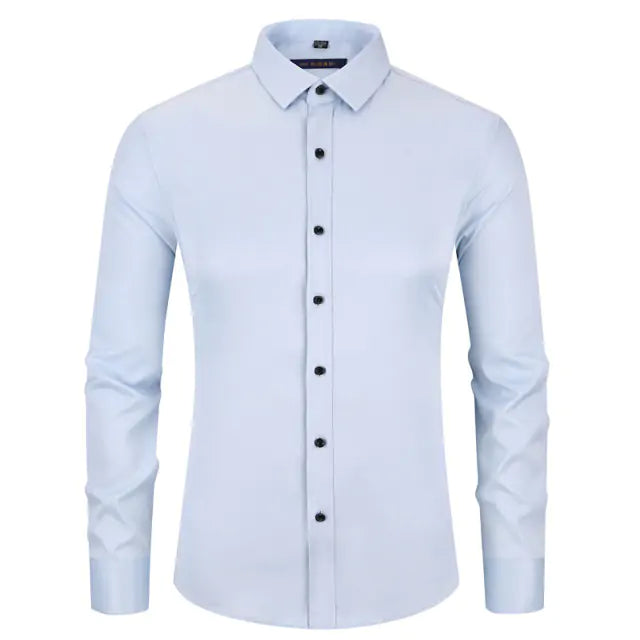 Anti-Wrinkle Men's Long Sleeve Shirt