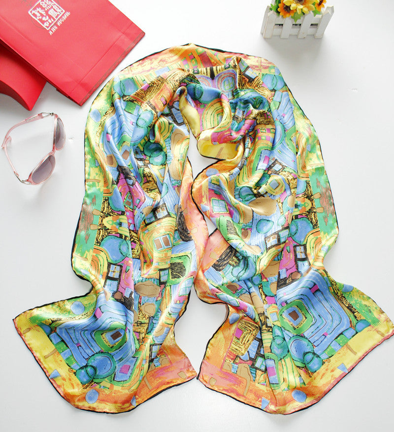 Long Art Scarf Shawl