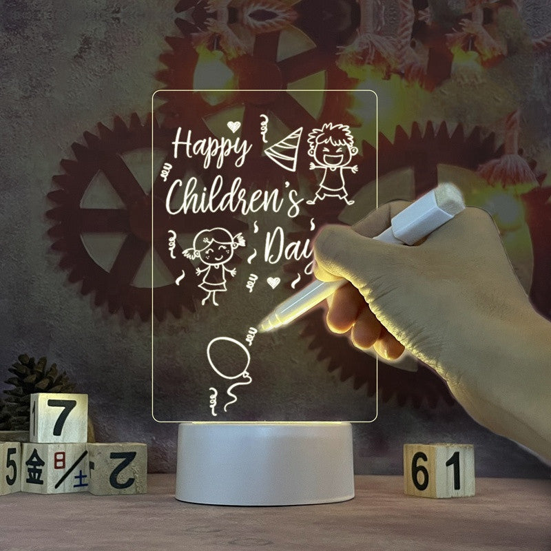 Luminous Acrylic Message Board