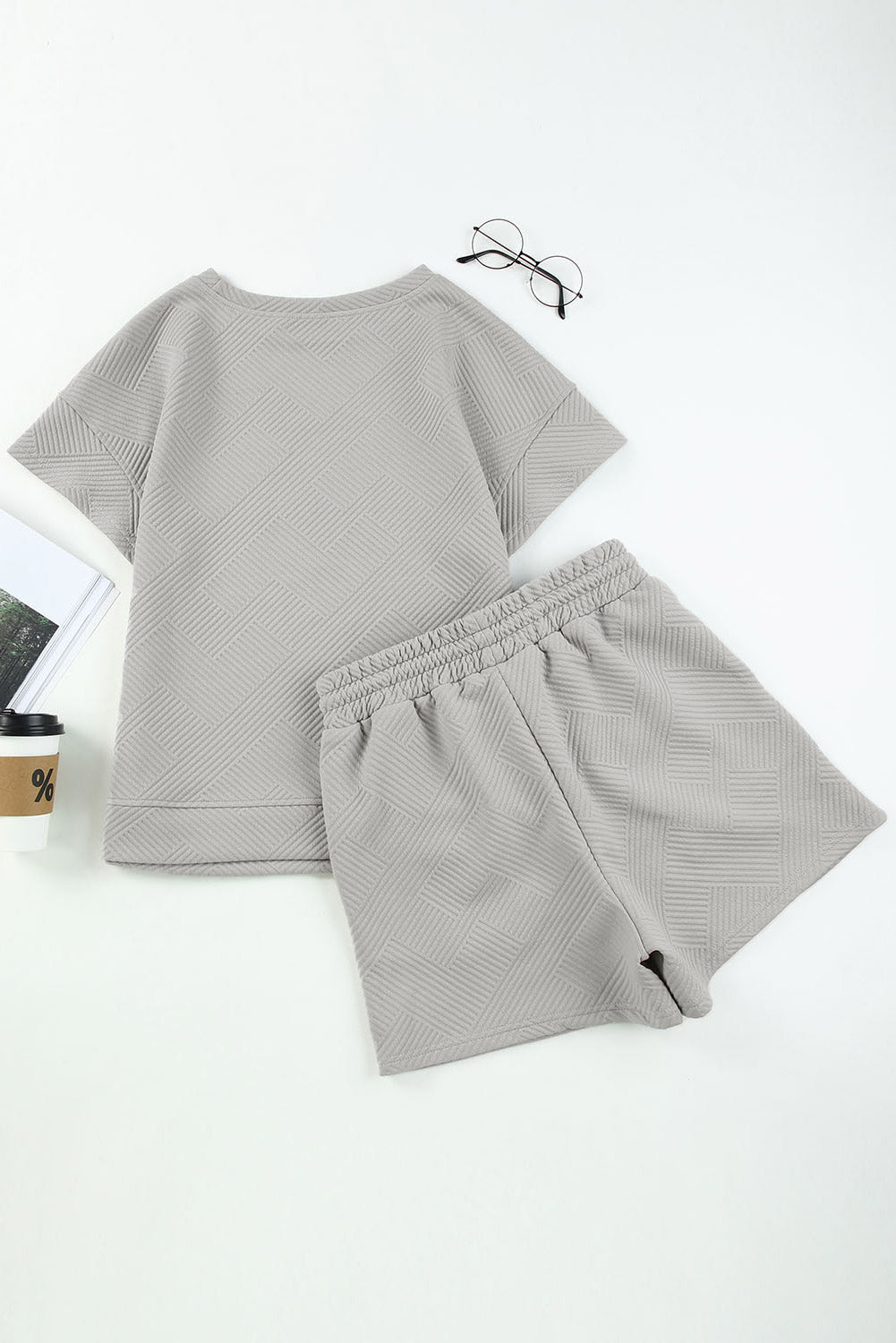 Two-Tone Long or Short Sleeve Top and Shorts or Pants Sets