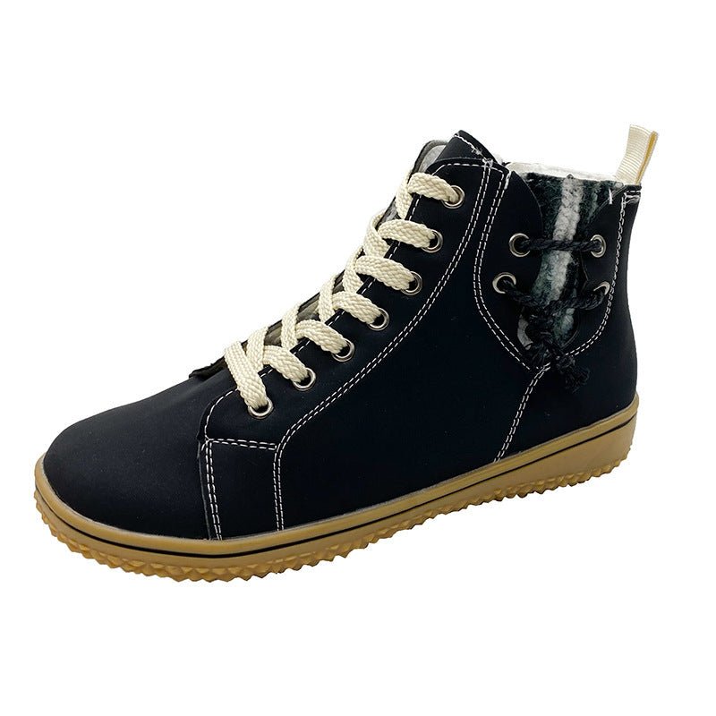 Fleece Lined Zip Ankle Boots - Bazaare Mart